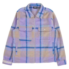 Pleasures Folklore Plaid Jacket - Purple