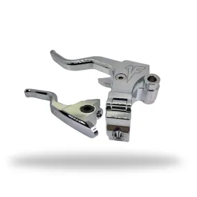 "PRE ORDER" Easier Pull Clutch   Brake Lever Combo | Chrome - 2008 - 13, 2021 - 22 Touring/Bagger