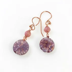 "Vintage Plum" Earrings