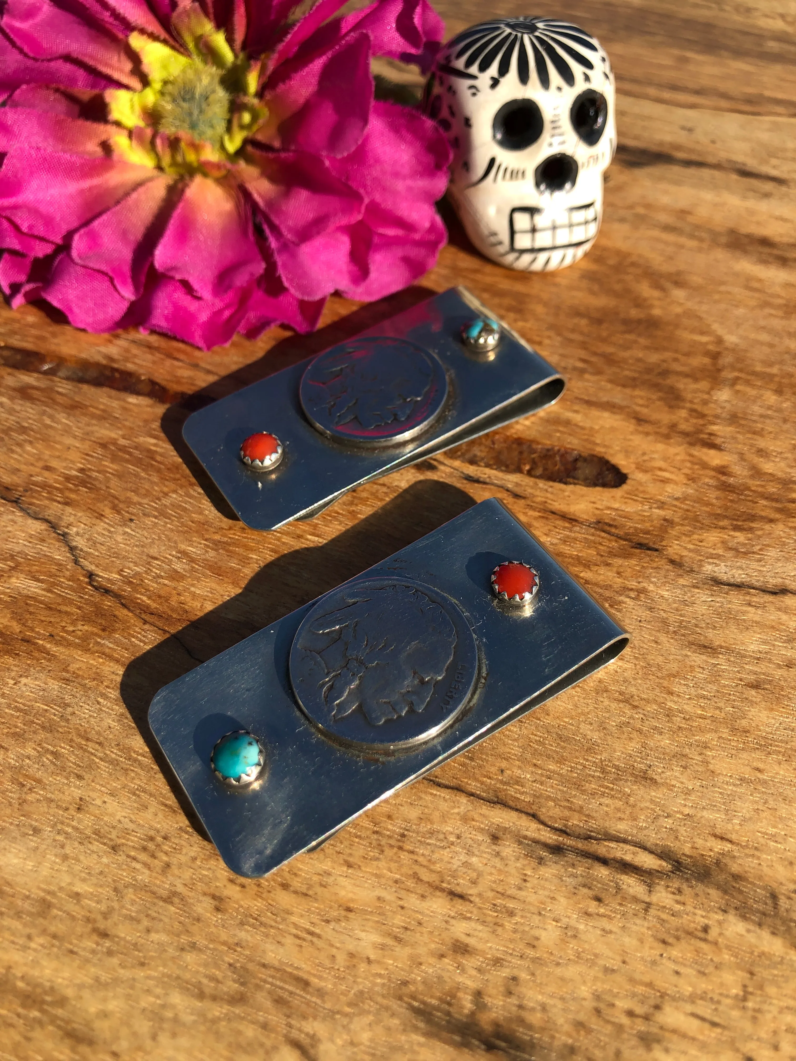 "Warrior" 2 Stone Money Clips