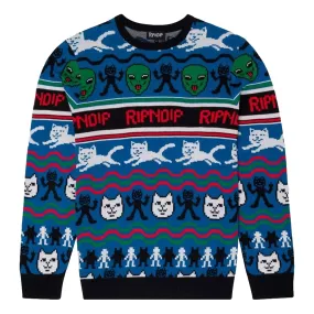 RIPNDIP JOLLY HOLIDAY KNIT SWEATER-MULTI