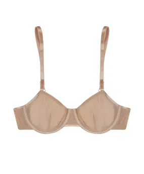 sheer tactel underwire bra