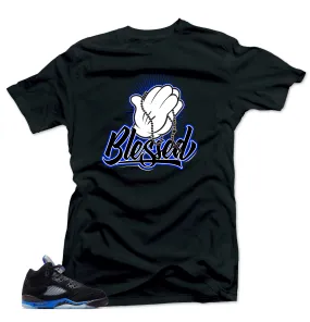 Shirt to Match Jordan 5 Racer Blue Sneakers-Blessed Tees