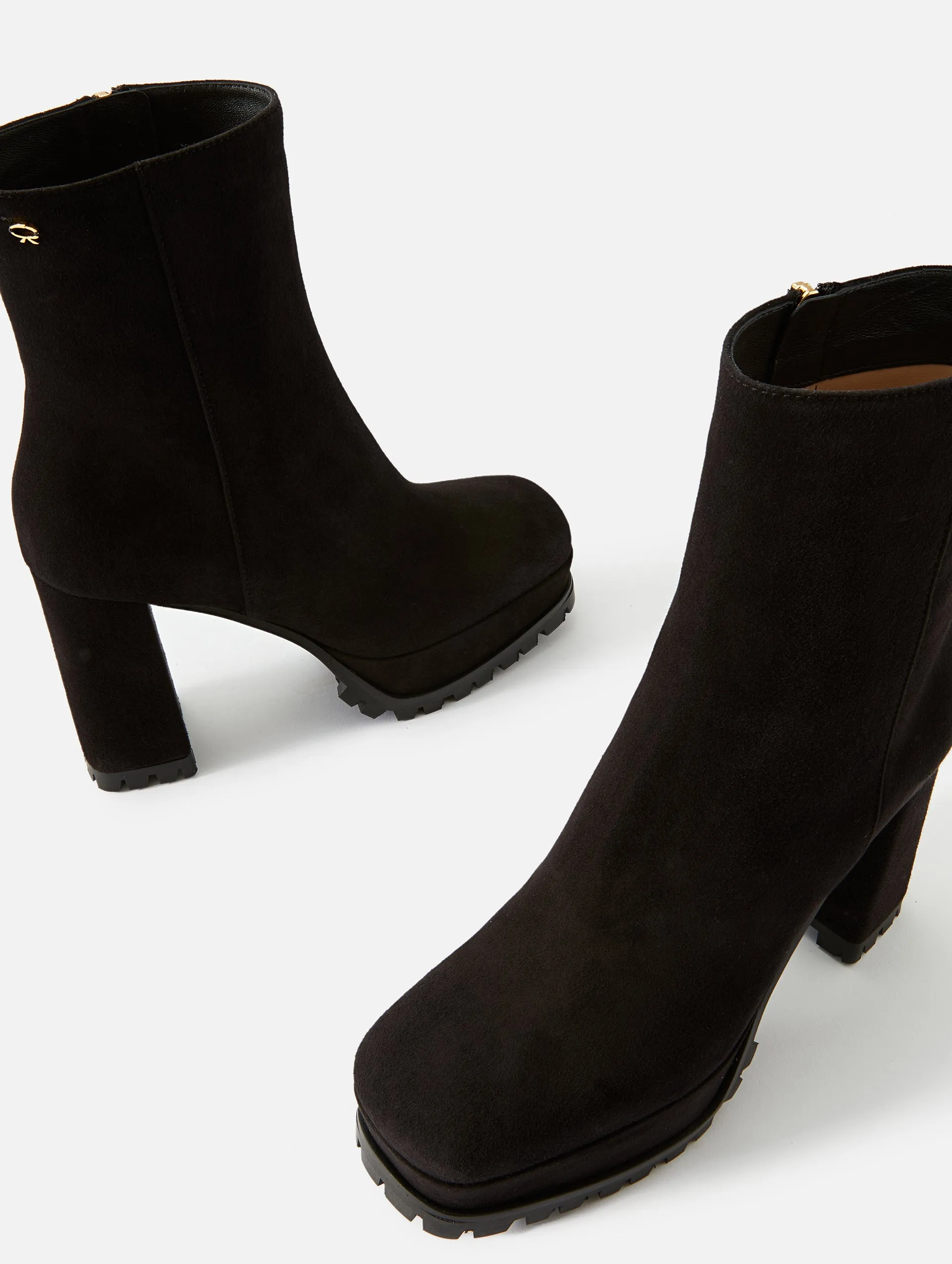 Suede Platform Boot 70mm