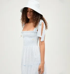 The Sun Hat - Powder Blue Baroque Shell