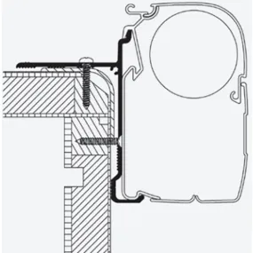 Thule Omnistor Adria Coral Adapter (Set of 4) 308007