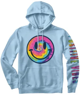 TIE DYE SMILEY HOODY