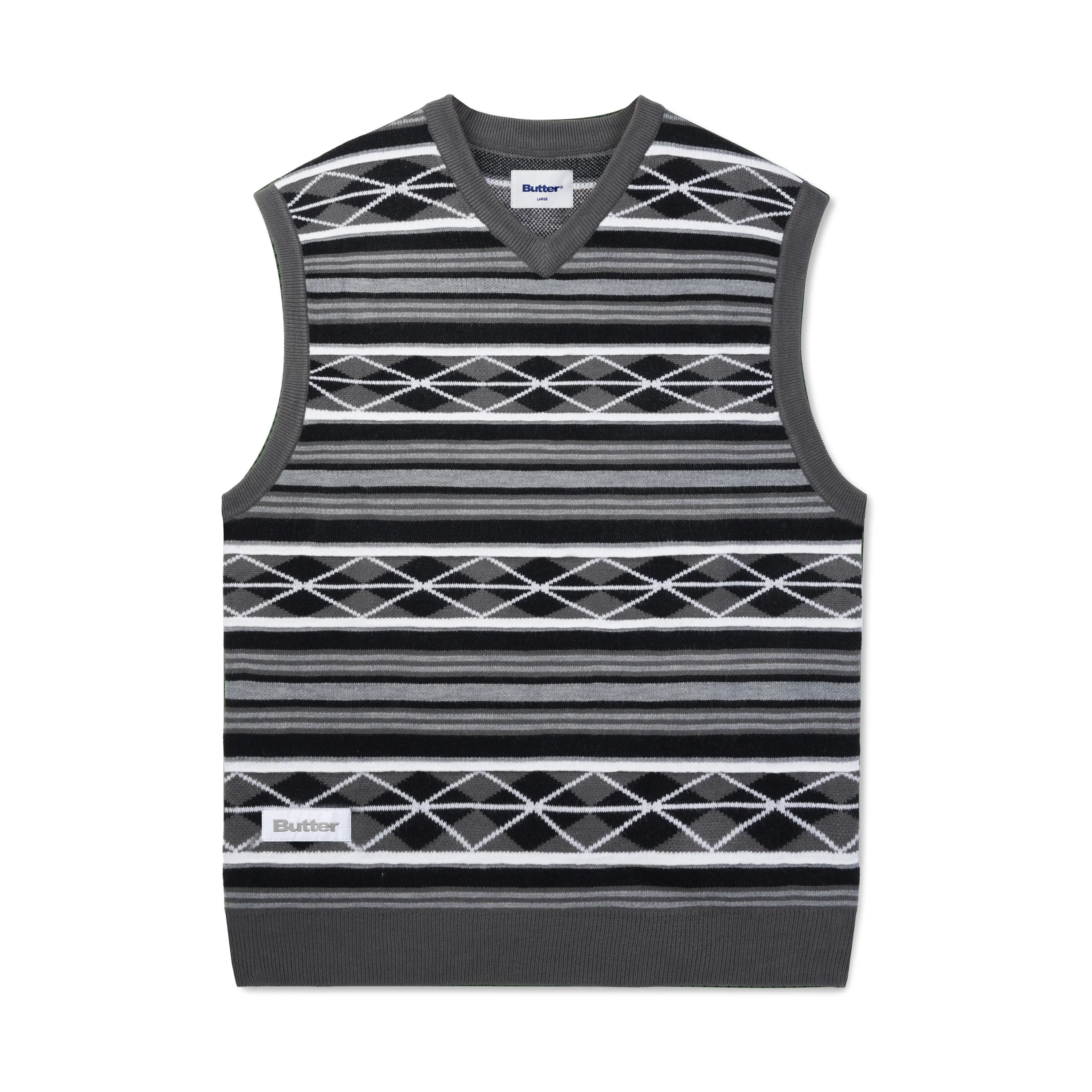 Wilson Knitted Vest, Black