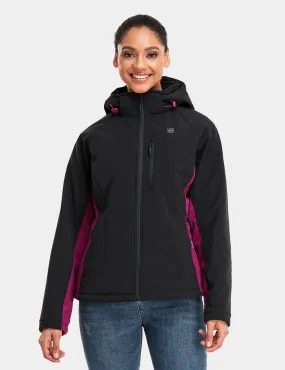 Women's Classic Heated Jacket - Black & Purple