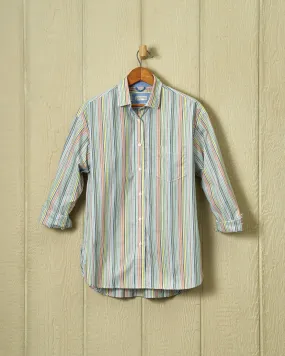 Women's Sea-Washed Shirt in Awning Stripe